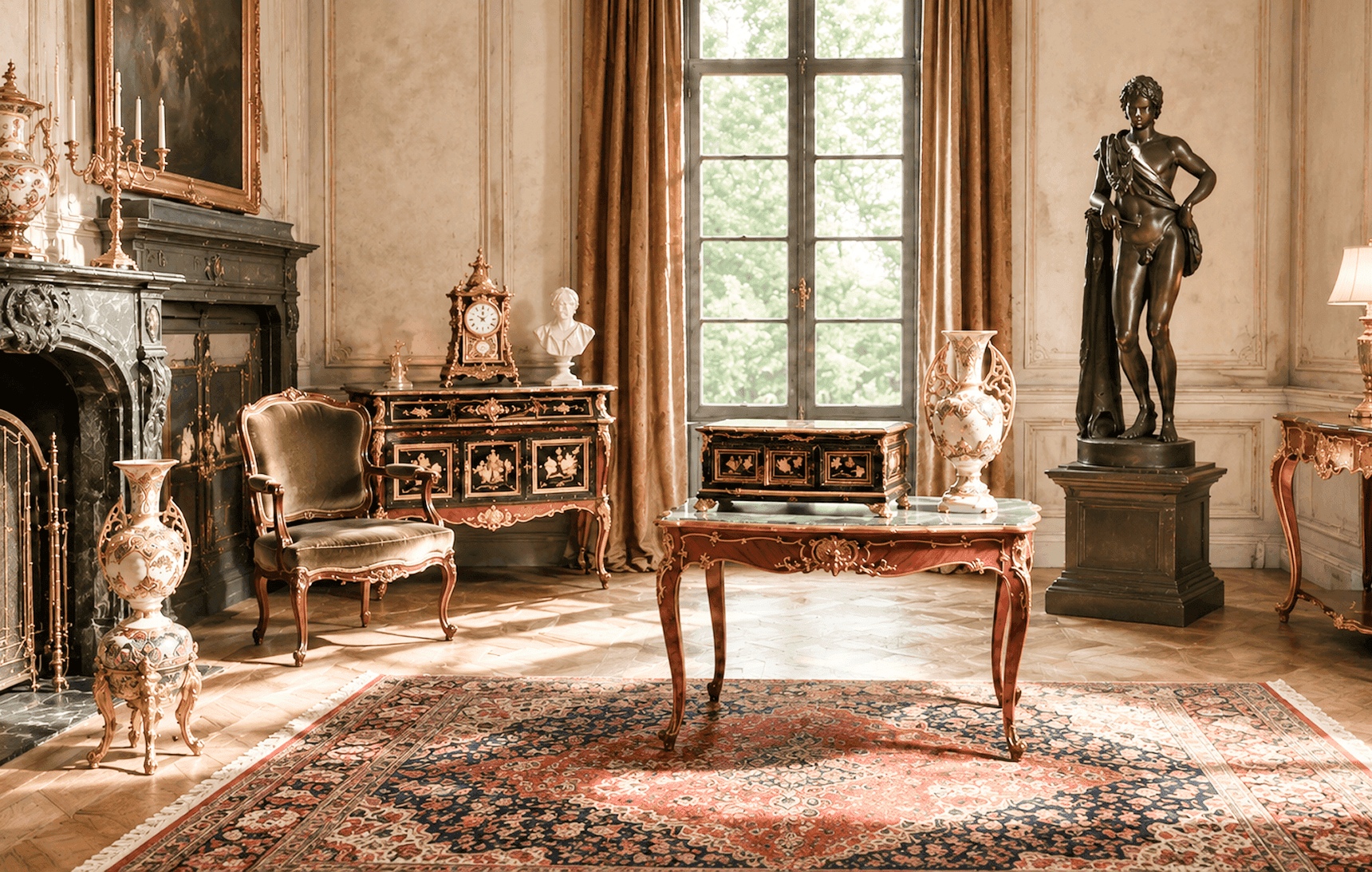 Alexander's Antiques gallery salon