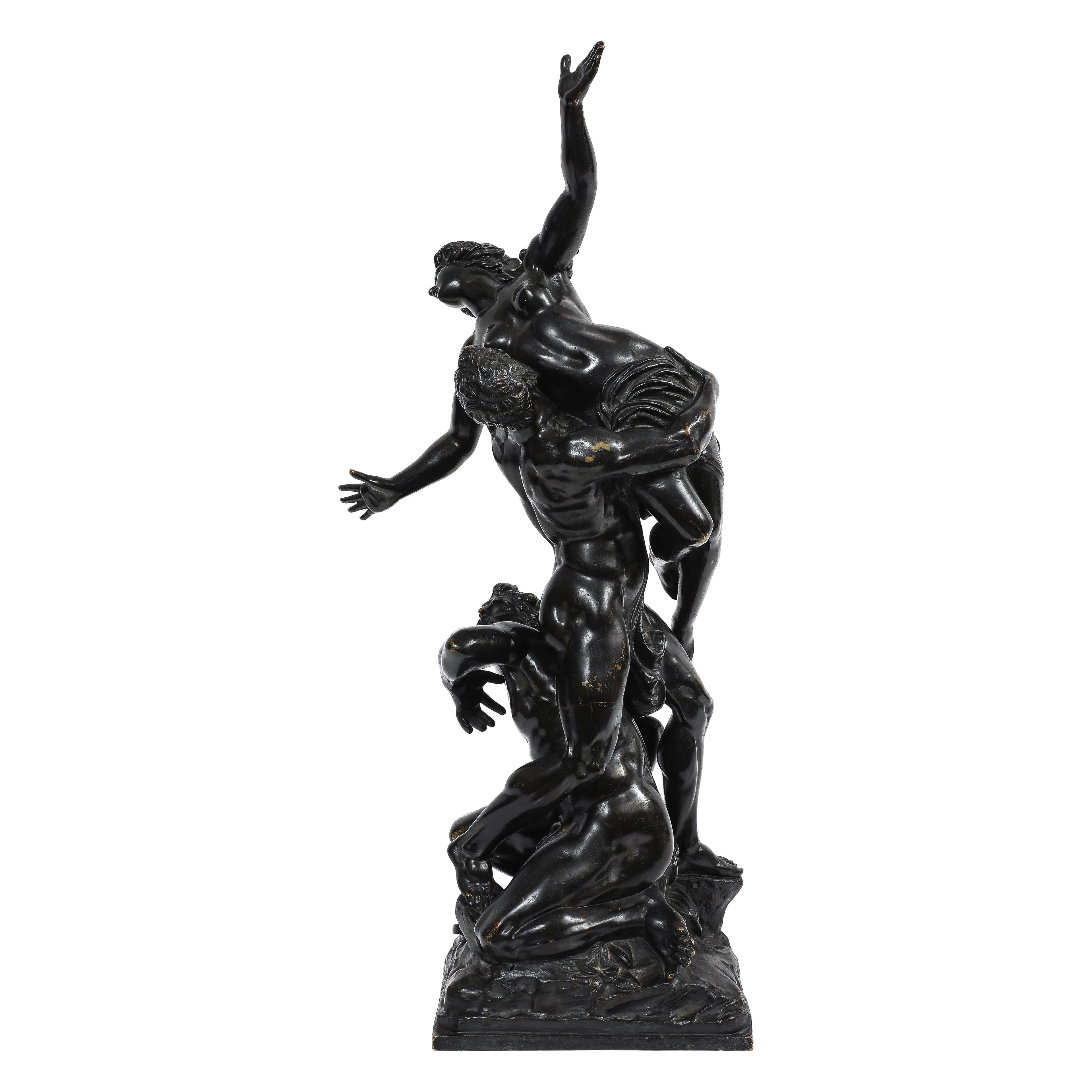Fantastic Italian Patinated Bronze Rape of the Sabine Women after Giambologna